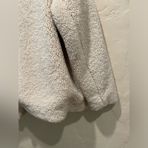 ATM Cream White Sherpa Teddy Jacket - Picture 4 of 11